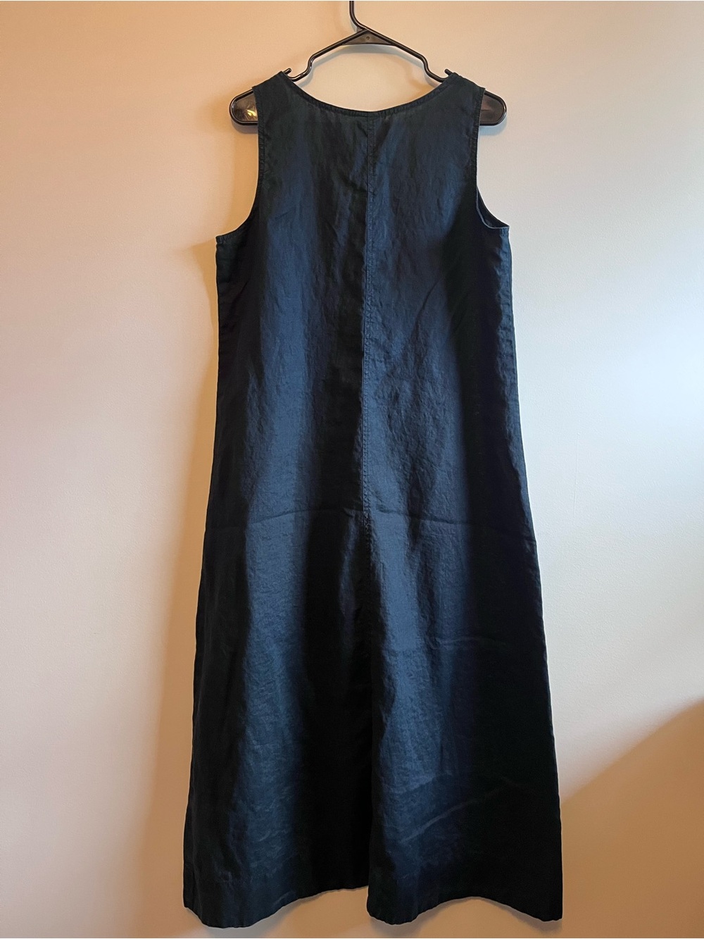 J. Jill Classic Black Sleeveless Linen Dress - Picture 2 of 5